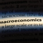The entry for “macroeconomics” highlighted in a dictionary.