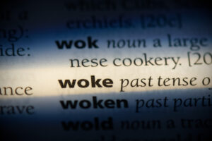 The word “woke” as it is found in the dictionary.