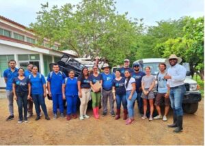 A group of clinic workers in Nicaragua.